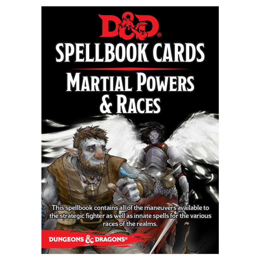 Dungeons and Dragons D&D Spellbook Cards: Martial & Race Deck