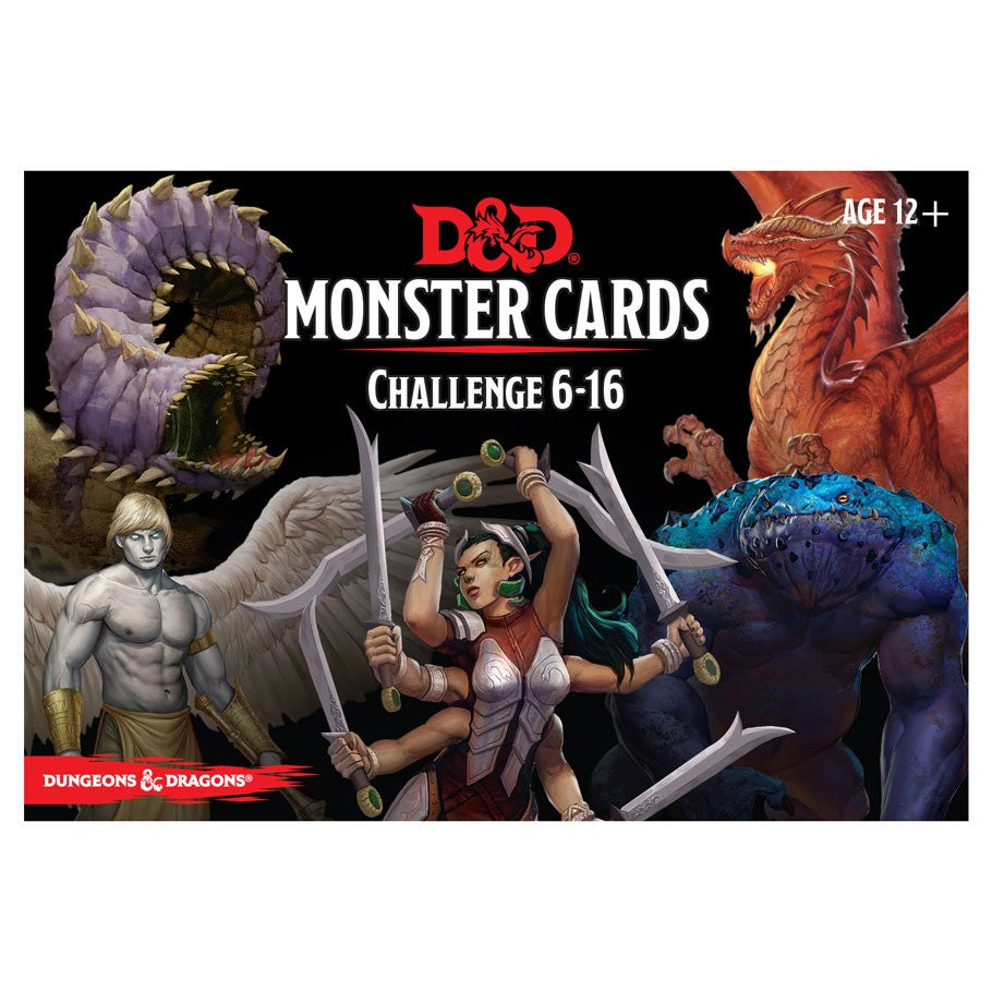 Dungeons and Dragons D&D Monster Cards: Challenge 6-16: Box Set