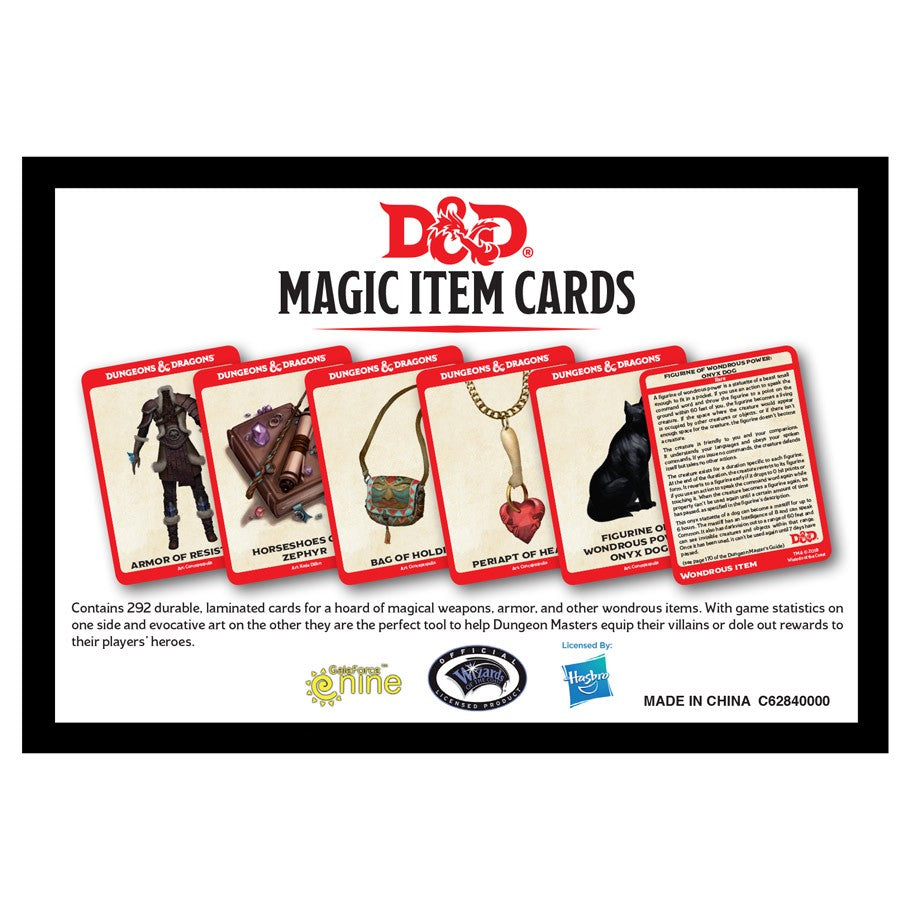 Dungeons and Dragons D&D Cards: Magic Item Cards Boxed Set