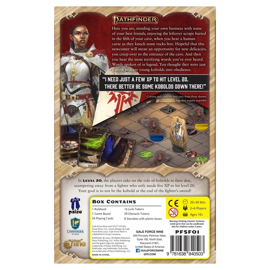 Dungeons and Dragons D&D: Pathfinder: Level 20 Board Game
