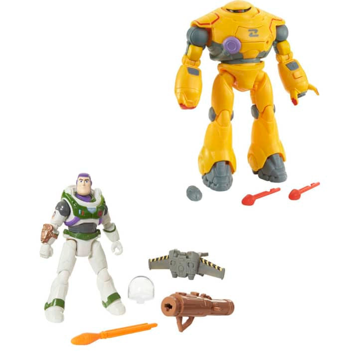 Disney Pixar Lightyear: Buzz Lightyear & Battle Equipped Zyclops Bundle Featuring 2 Action Figures