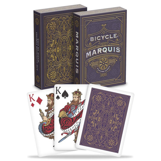 Bicycle Playing Card Deck: Marquis Vintage Royal Purple Theme