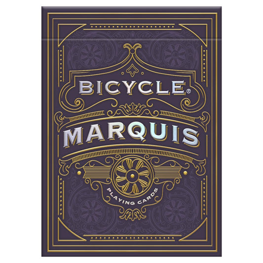Bicycle Playing Card Deck: Marquis Vintage Royal Purple Theme