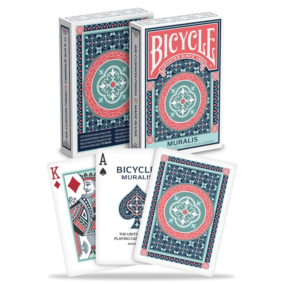 Bicycle Playing Card Deck: Muralis Mandala Pattern Mediterranean Theme