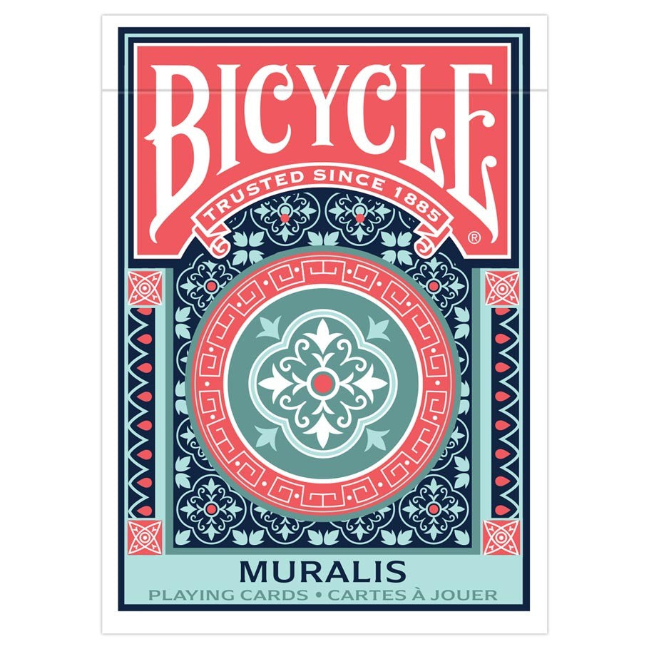 Bicycle Playing Card Deck: Muralis Mandala Pattern Mediterranean Theme