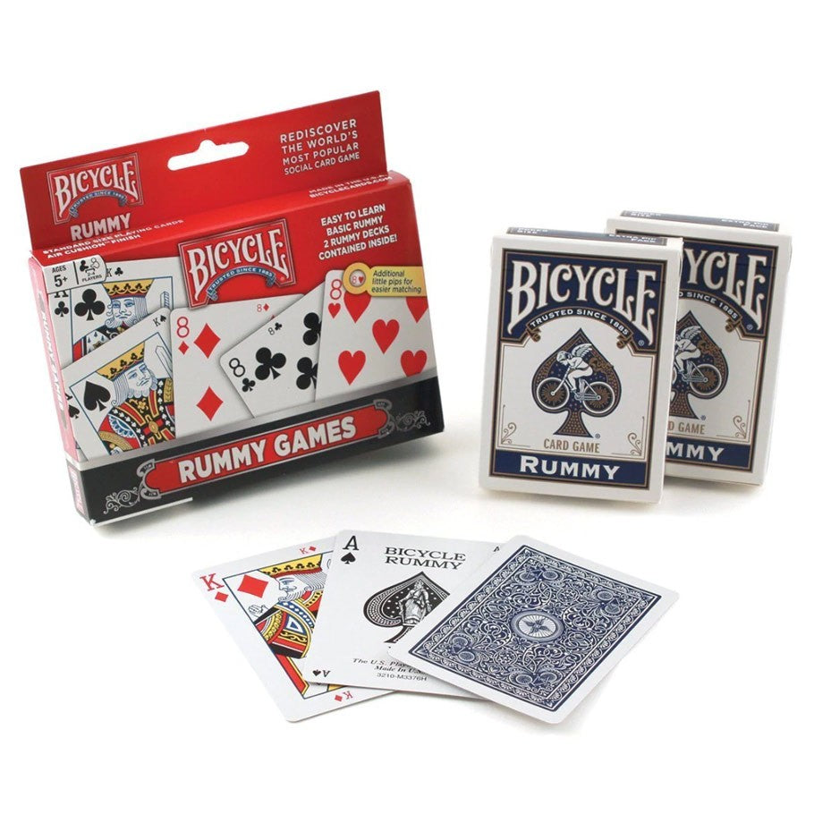 Bicycle Playing Card Decks - Rummy Double Deck Box Set