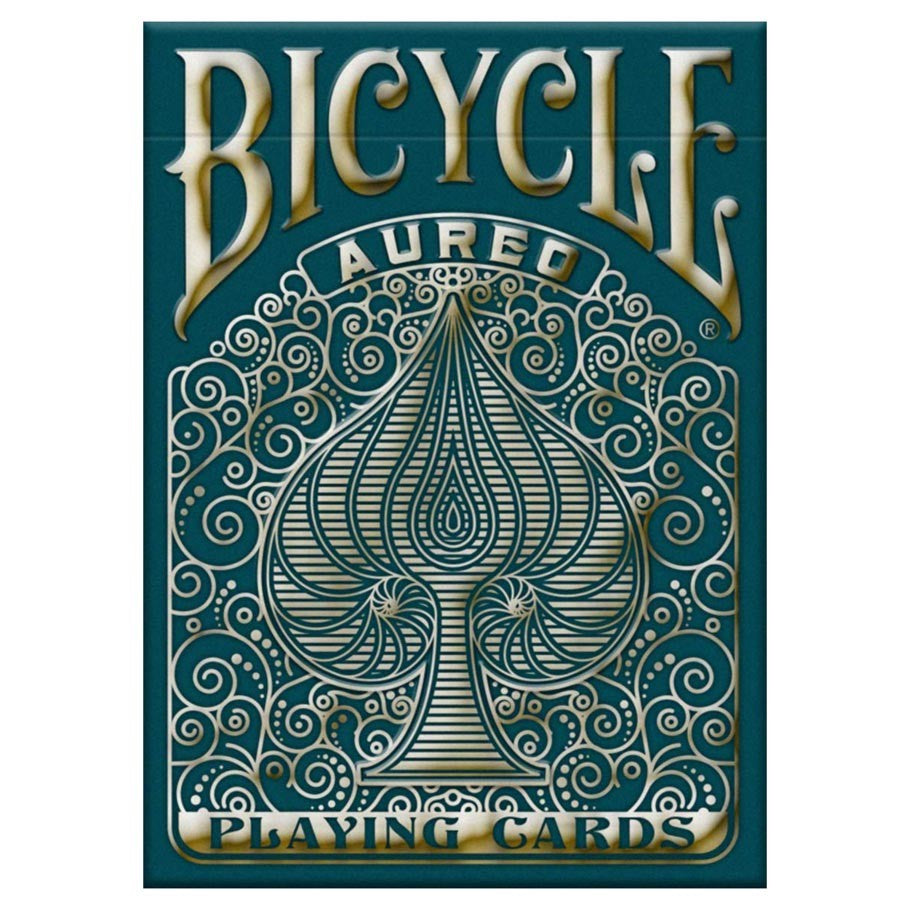 Bicycle Playing Card Deck: Auroe Di Vinci Gilded Theme