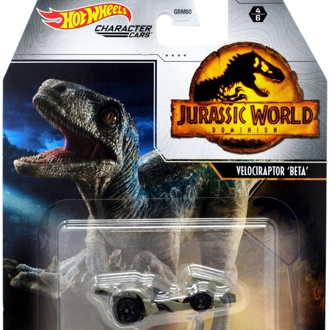 Hot Wheels Character Cars: Velociraptor "Beta" Raptor: 1:64 Scale