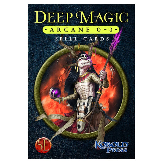 Kobold Press Deep Magic Arcane Spell Cards 0-3 - D&D 5E - 350 Card Set