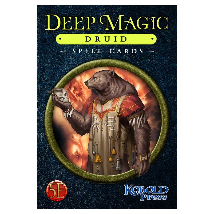 Kobold Press Deep Magic Druid Spell Cards - D&D 5E - 210 Card Set
