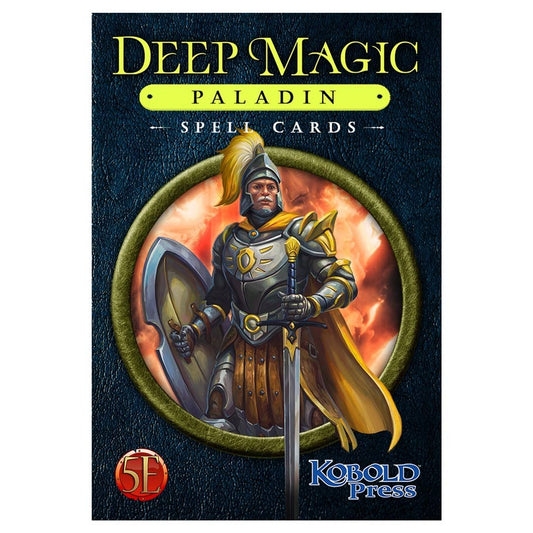 Kobold Press Deep Magic Paladin Spell Cards - D&D 5E - 60 Card Set