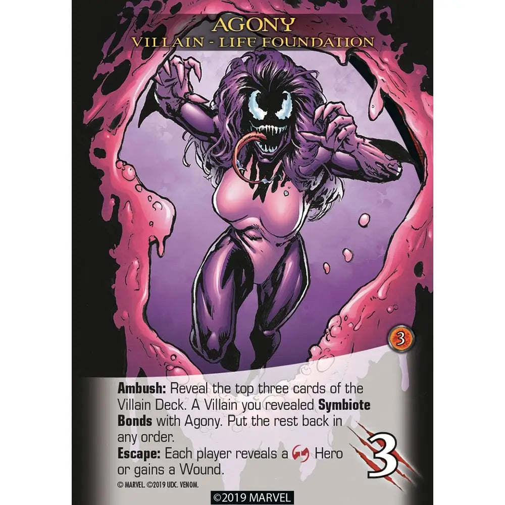 Legendary Card Game - Marvel Venom Expansion Box