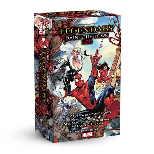 Legendary Card Game - Marvel Spider-Man "Paint the Town Red" Expansion Box