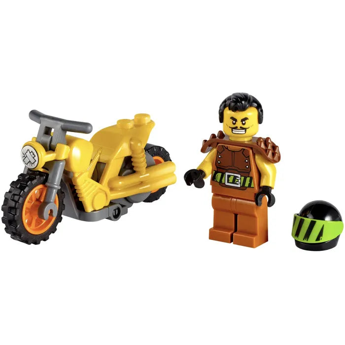 Lego City Stuntz Boxed Figure and Motorcycle #60297 Outside of the open box