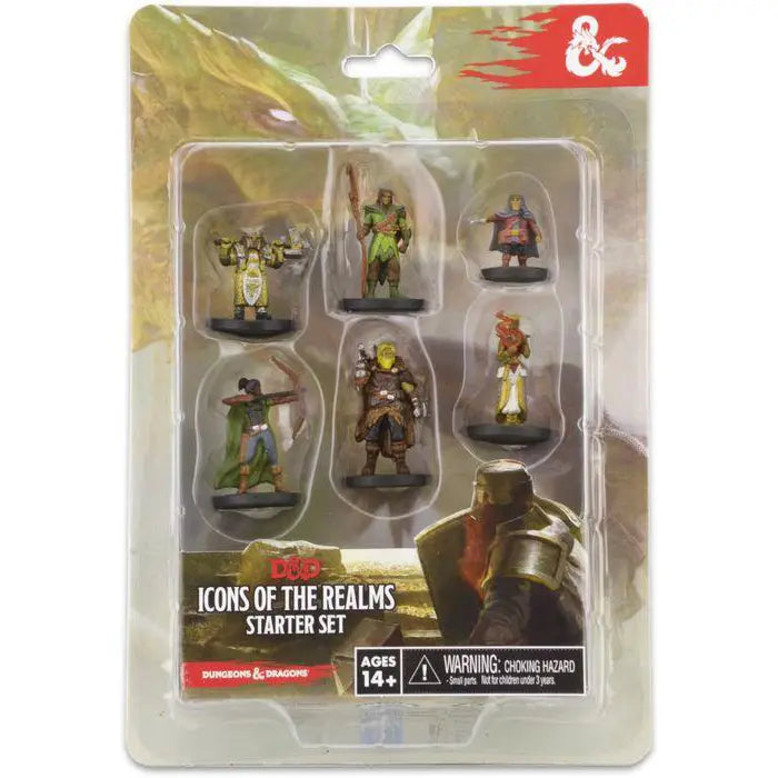 Wizkids Dungeons and Dragons Miniature Painted Figures Starter Set from Icons of the Realms