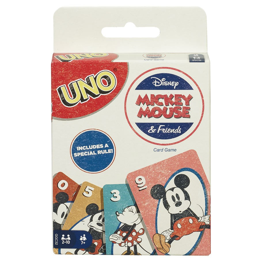 Uno Card Game: Disney Mickey Mouse & Friends Edition