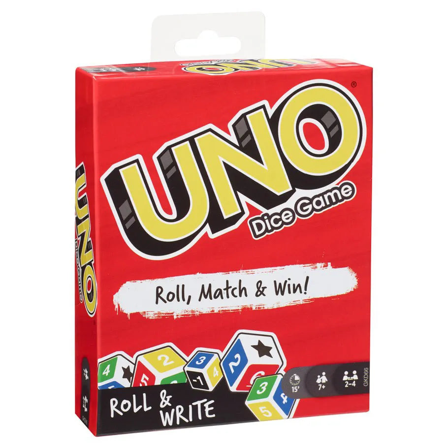 Uno Dice Game in Box, Roll, Match & Win!