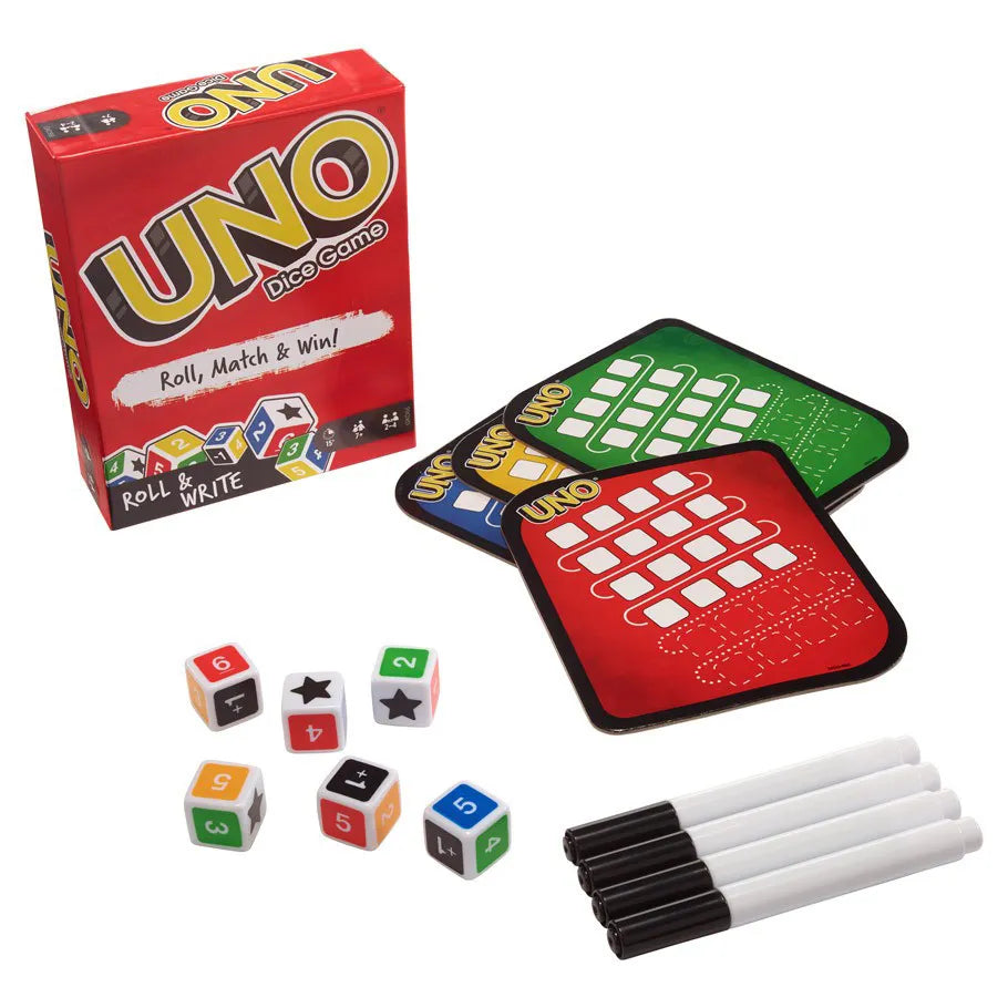 Uno Official Dice Game Released by Mattel