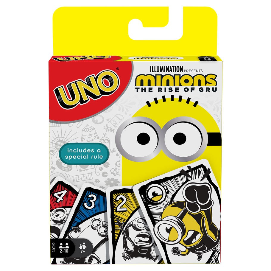 Uno Card Game: Minions The Rise of Gru Despicable Me Edition