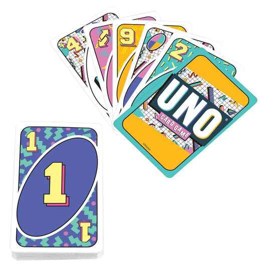 Uno Card Game: The Iconic 90s Set Outside of the box