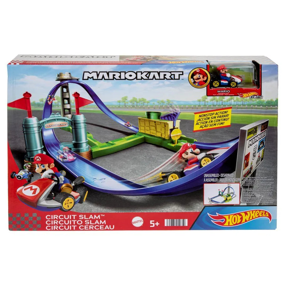 Hot Wheels Mario Kart: Circuit Slam Track Set In the Box