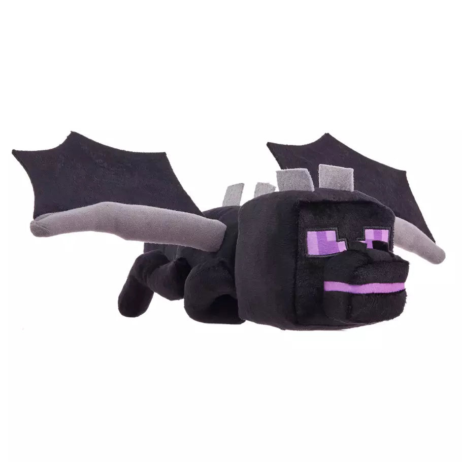 Official Minecraft Ender Dragon Posable Plush Toy in Flying Position
