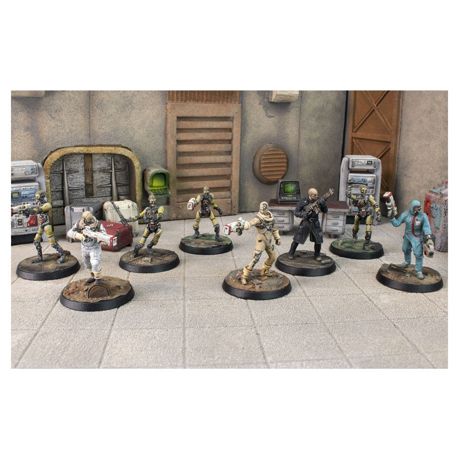 Fallout Wasteland Warfare: The Institute Core Box: Roleplaying Resin Miniature Figures