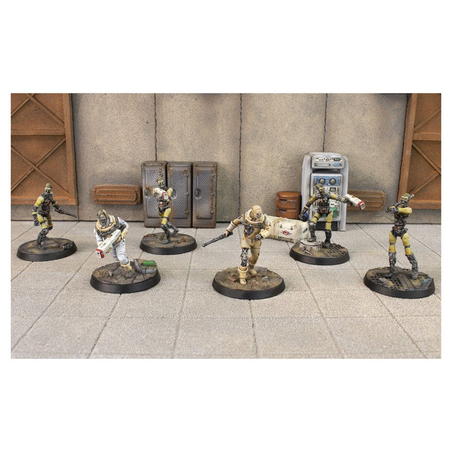 Fallout Wasteland Warfare: The Institute Synths: Roleplaying Resin Miniature Figures