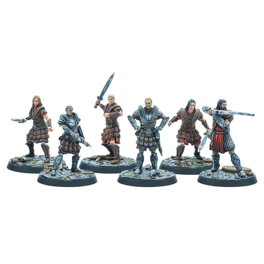 The Imperial Vanguard Set of Resin Miniatures for the Elder Scrolls Call to Arms Game