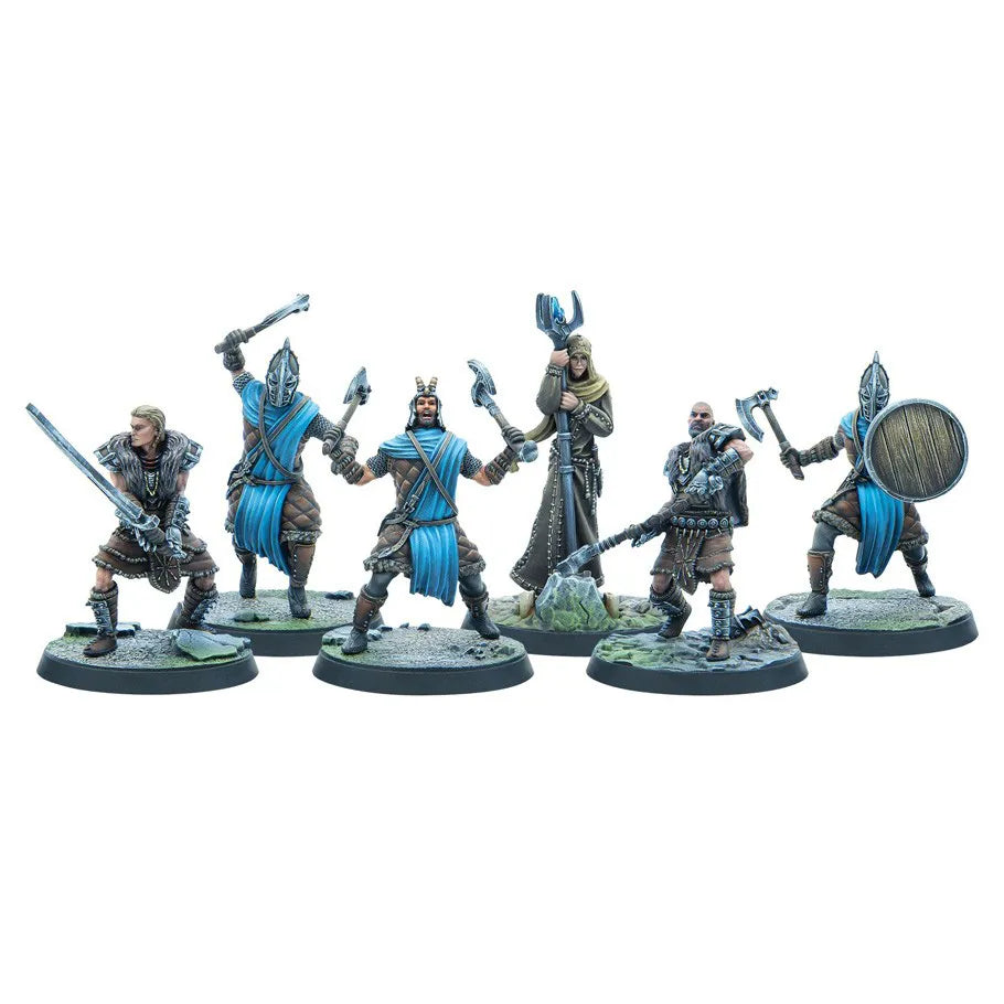 Stormclaok Shieldbreakers Resin Miniature Figures from the Elder Scrolls Call to Arms Game