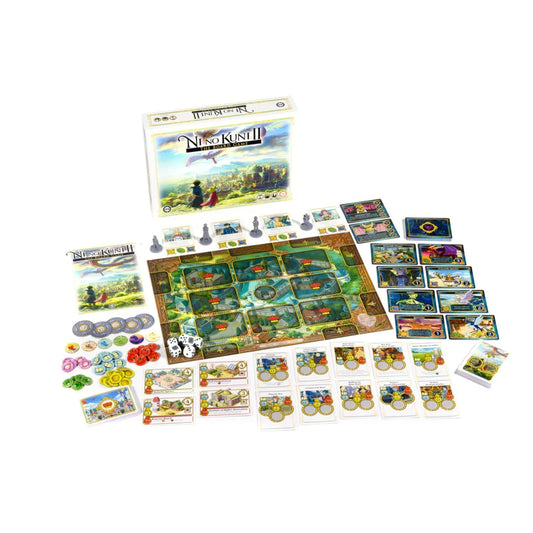 Ni No Kuni II Official Board Game Being Displayed With All Pieces Laid Out