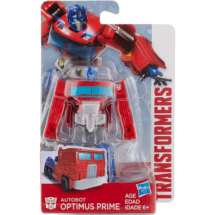 Transformers Authentics Bravo Series 4.5 Inch Action Figures: Autobot Optimus Prime in Blister Pack with Backing