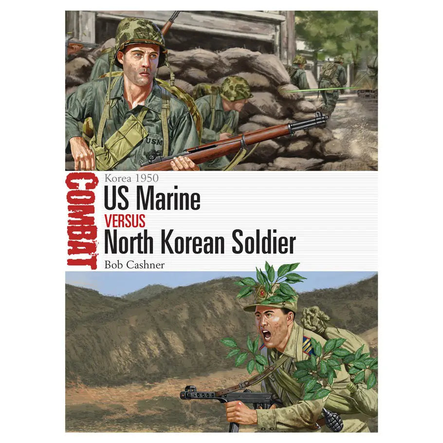 US Marine versus North Korean Soldier Soft Cover Book Depicting War in 1950s Korea