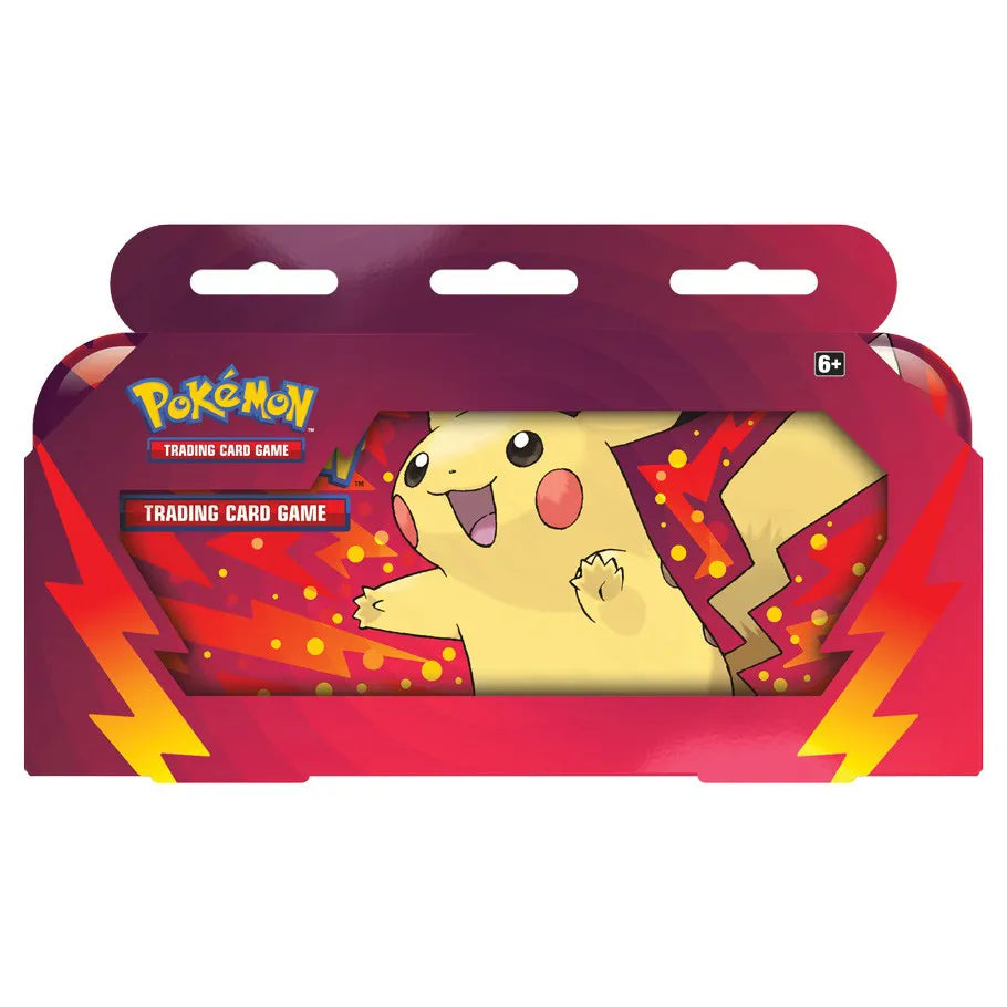 Pokemon Trading Card Game Back to School Collectible Pencil Tin with Pikachu Artwork