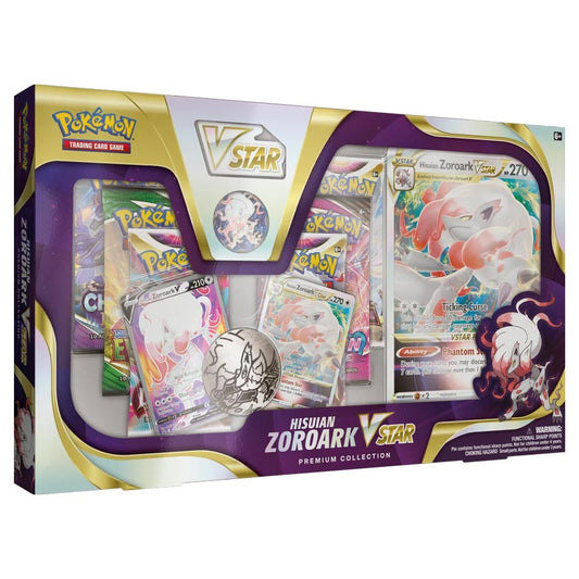 Pokemon Hisuian Zoroark Vstar Premium Collection: Box Set