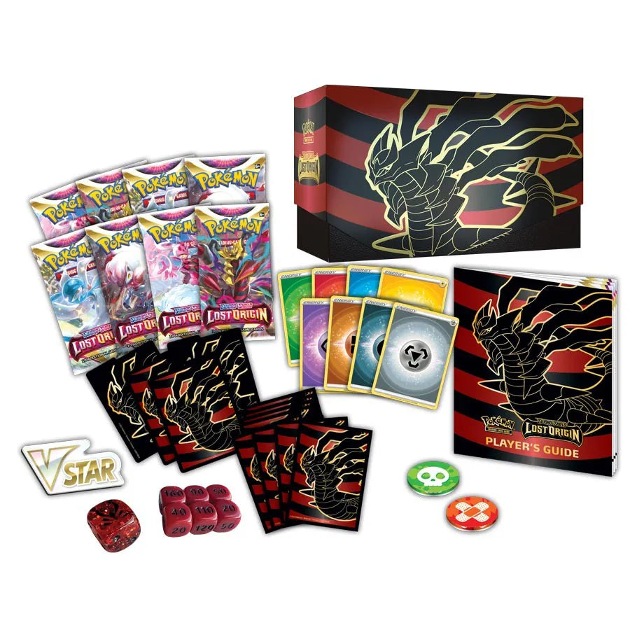 Pokemon Sword & Shield: Lost Origin ETB: Elite Trainer Box Out of Box on Display