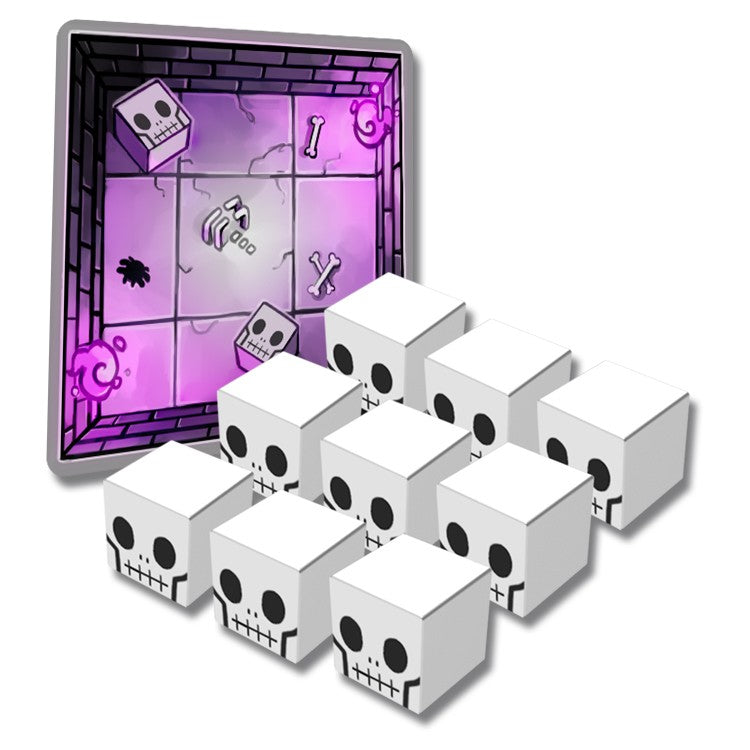 Dungeon Drop: Skeleton Skulls Mini-Expansion Pack: Rogue-Like Crawler Game