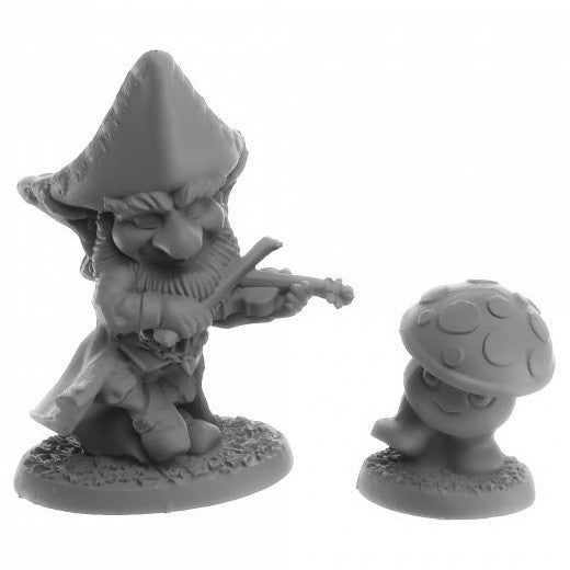 Legends: Leprechaun & Mushroom Familiar Roleplaying Miniature Resin Figures