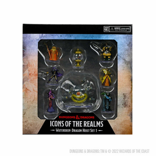 Dungeons & Dragons D&D: Icons of the Realms Waterdeep Dragon Heist Box 1: Pre-Painted Miniatures