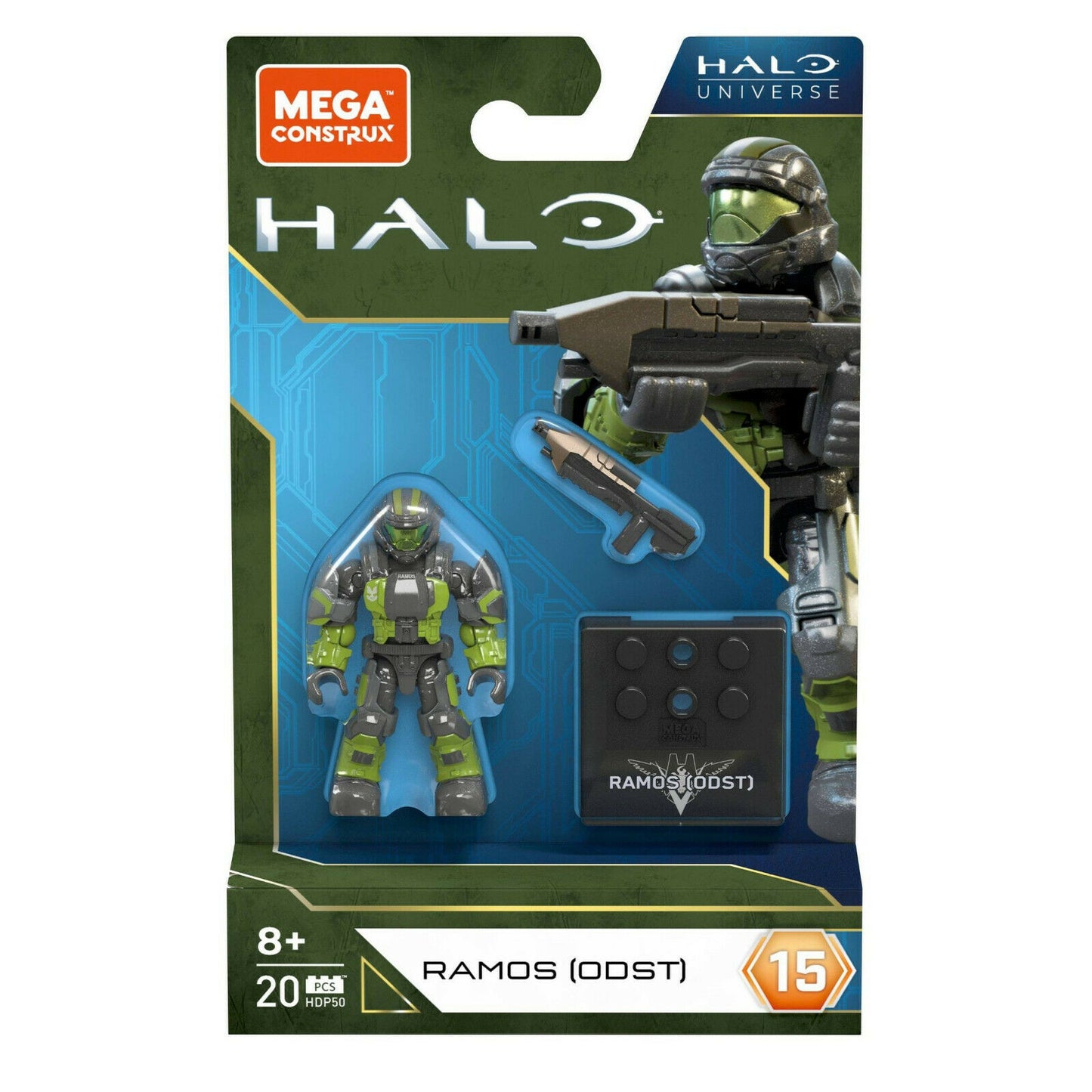Mega Construx Halo Universe - Series 15 Heroes - Ramos (ODST) 20pc Set