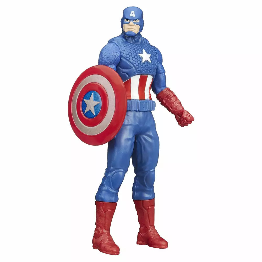 6" Basic Marvel Captain America Action Figure in Standing Pose