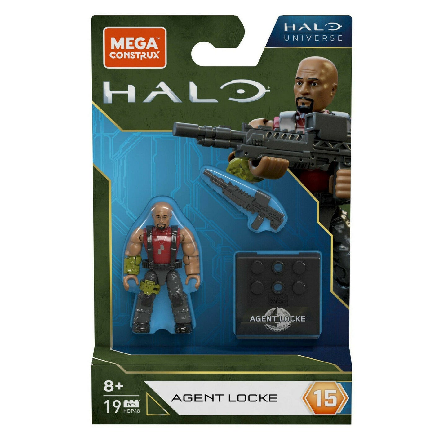 Mega Construx Halo Universe - Series 15 Heroes - Agent Locke 19pc Set