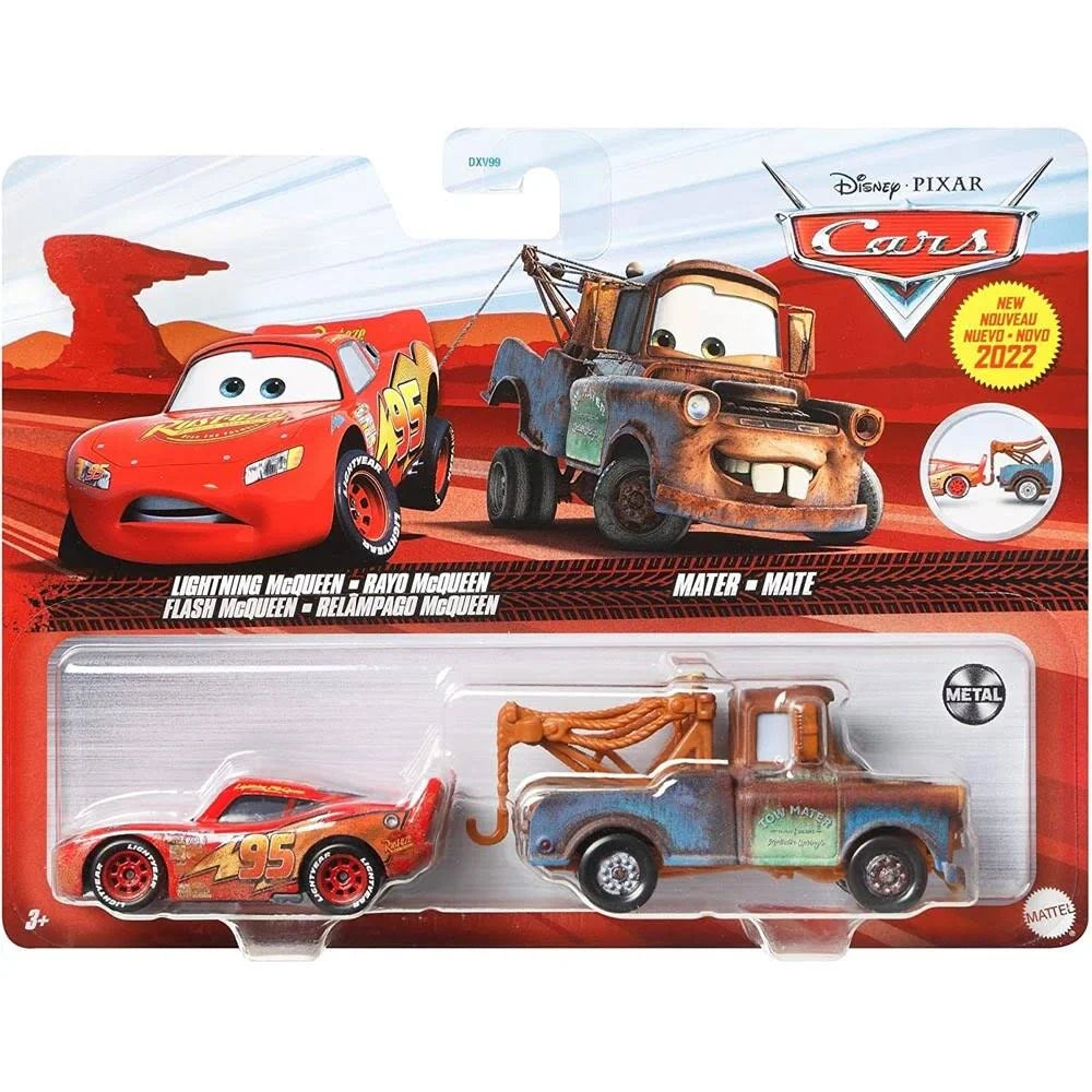 Disney Pixar Cars 3 Official Diecast 2-Pack Featuring Lightning McQueen and Mater the Towtruck