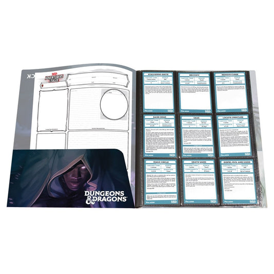 Warlock Official D&D Character Folio Portfolio Organizer Folder